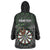 Personalised New Zealand Darts Wearable Blanket Hoodie Dartboard Maori Fern Puhoro Art