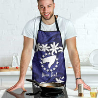 Personalised Cook Islands Pukapuka Apron Tiare Maori Polynesian Waves Tattoo