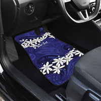 Personalised Cook Islands Pukapuka Car Mats Tiare Maori Polynesian Waves Tattoo