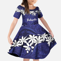 Personalised Cook Islands Pukapuka Family Matching Puletasi and Hawaiian Shirt Tiare Maori Polynesian Waves Tattoo