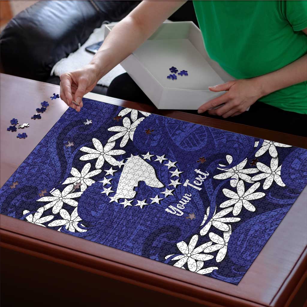 Personalised Cook Islands Pukapuka Puzzle Tiare Maori Polynesian Waves Tattoo