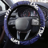 Cook Islands Pukapuka Steering Wheel Cover Tiare Maori Polynesian Waves Tattoo LT14 - Polynesian Pride