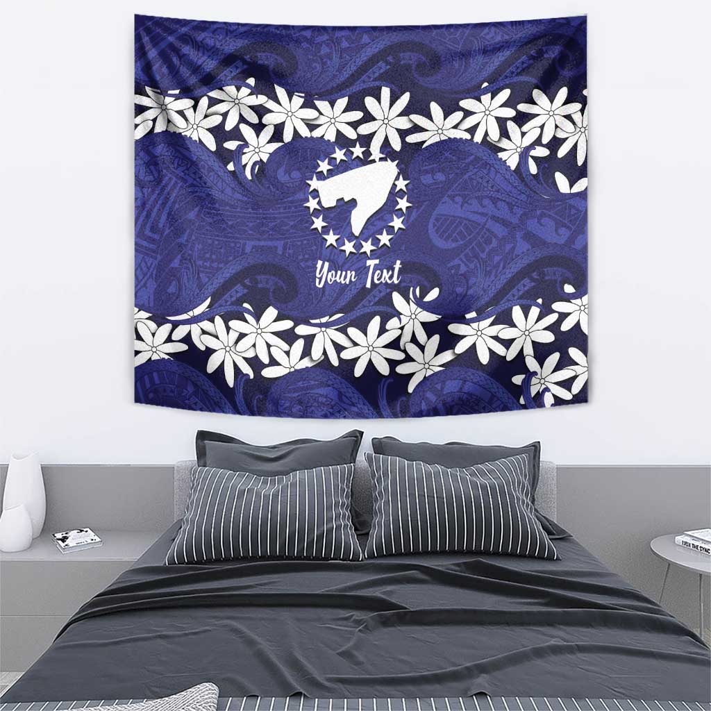 Personalised Cook Islands Pukapuka Tapestry Tiare Maori Polynesian Waves Tattoo