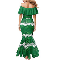 Personalised Cook Islands Rarotonga Mermaid Dress Tiare Maori Polynesian Waves Tattoo LT14 - Polynesian Pride
