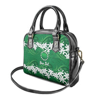 Personalised Cook Islands Rarotonga Shoulder Handbag Tiare Maori Polynesian Waves Tattoo LT14 - Polynesian Pride