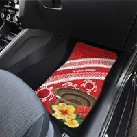 Kingdom Of Tonga Emancipation Day Car Mats Tongan Ngatu With Kumete Red