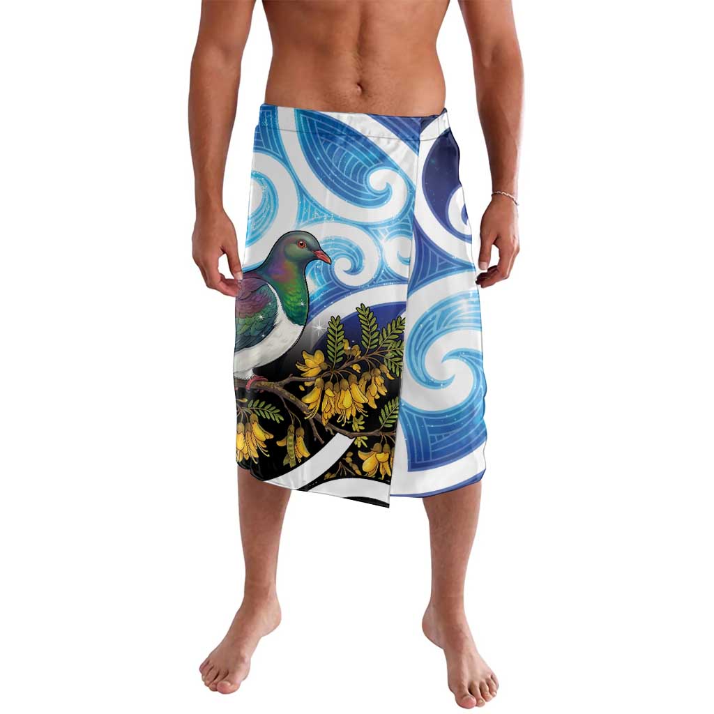 Kekeru New Zealand Matariki Lavalava Kukupa Kowhai Maori New Year Blue Version