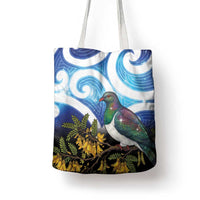 Kekeru New Zealand Matariki Tote Bag Kukupa Kowhai Maori New Year Blue Version