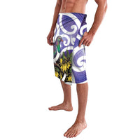 Kekeru New Zealand Matariki Lavalava Kukupa Kowhai Maori New Year Purple Version LT14 - Polynesian Pride