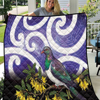 Kekeru New Zealand Matariki Quilt Kukupa Kowhai Maori New Year Purple Version LT14 Purple - Polynesian Pride