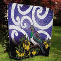 Kekeru New Zealand Matariki Quilt Kukupa Kowhai Maori New Year Purple Version LT14 - Polynesian Pride