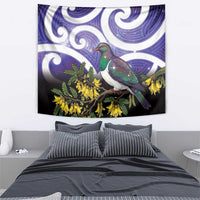 Kekeru New Zealand Matariki Tapestry Kukupa Kowhai Maori New Year Purple Version LT14 - Polynesian Pride