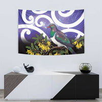 Kekeru New Zealand Matariki Tapestry Kukupa Kowhai Maori New Year Purple Version LT14 - Polynesian Pride
