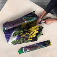 Kekeru New Zealand Matariki Umbrella Kukupa Kowhai Maori New Year Purple Version LT14 - Polynesian Pride
