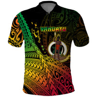 Polynesian Pride Vanuatu Polo Shirt Proud To Be A Ni Van LT14 Black - Polynesian Pride