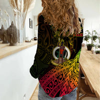 Polynesian Pride Vanuatu Women Casual Shirt Proud To Be A Ni-Van LT14 - Polynesian Pride