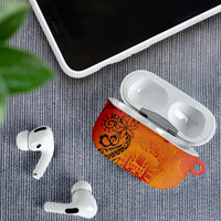 French Polynesia Manta Ray Tattoo AirPods Case Tahiti Hahalua Tiare Maori Gradient Style