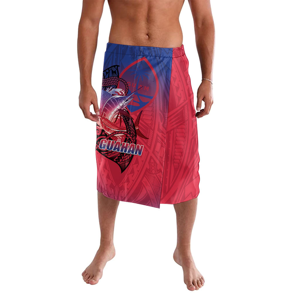 Guam Blue Marlin Fishing Lavalava Guahan Fish Hook Tattoo