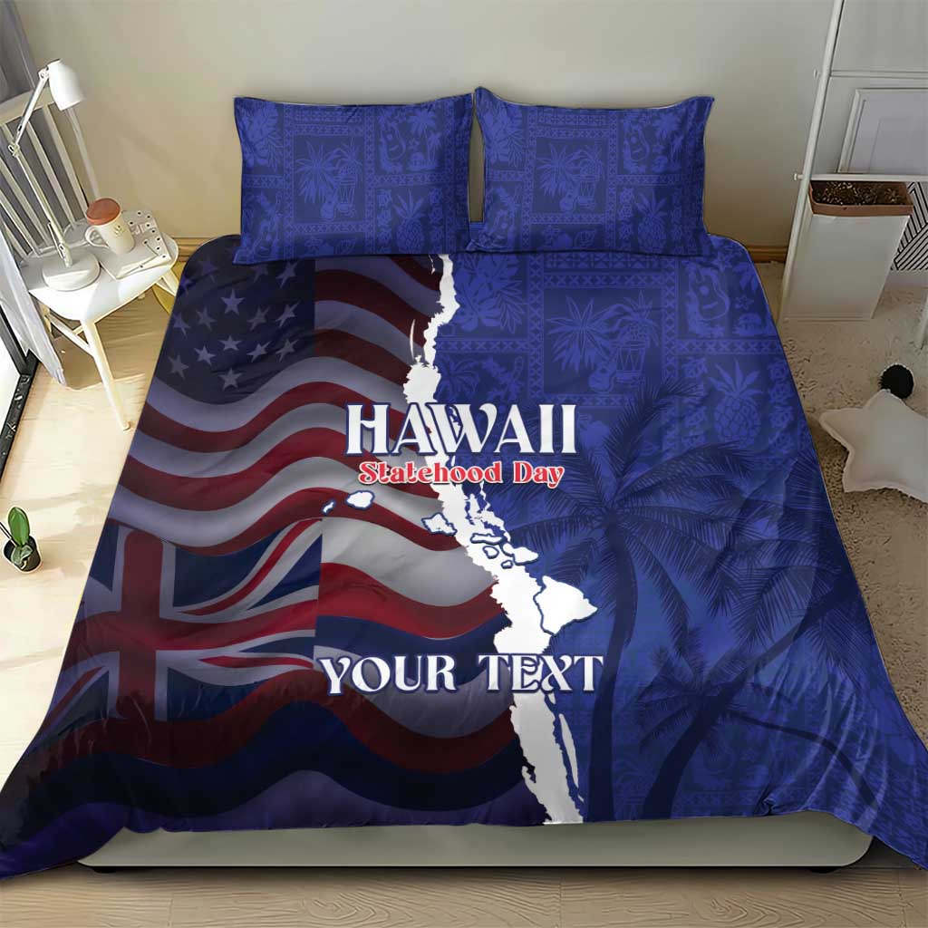Personalized Hawaii Statehood Day Bedding Set 66th Anniversary LT14 - Polynesian Pride