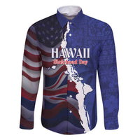 Personalized Hawaii Statehood Day Family Matching Long Sleeve Bodycon Dress and Hawaiian Shirt 66th Anniversary - Polynesian Pride