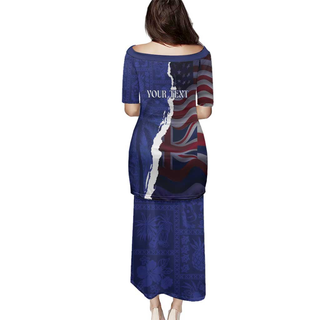 Personalized Hawaii Statehood Day Family Matching Puletasi and Hawaiian Shirt 66th Anniversary - Polynesian Pride