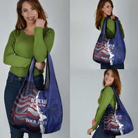 Personalized Hawaii Statehood Day Grocery Bag 66th Anniversary - Polynesian Pride