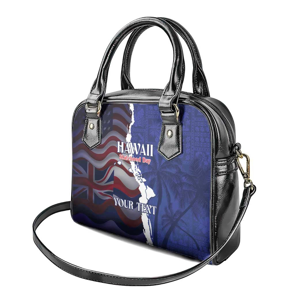 Personalized Hawaii Statehood Day Shoulder Handbag 66th Anniversary - Polynesian Pride