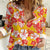 Yellow Hawaii Hibiscus Women Casual Shirt Tropical Flowers Seamless Pattern - Polynesian Pride