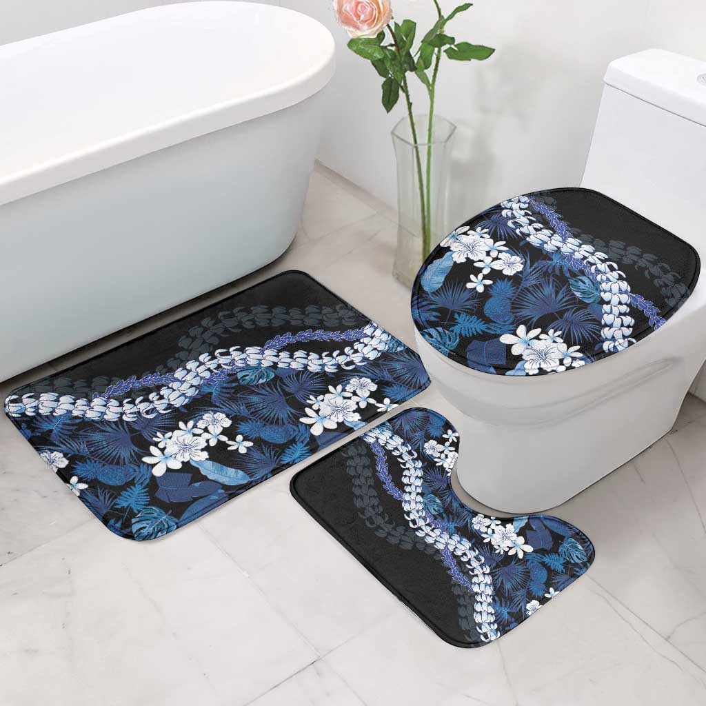 Polu Aloha Hawaii Lei Bathroom Set Tropical Flowers Elegant Vibe - Polynesian Pride