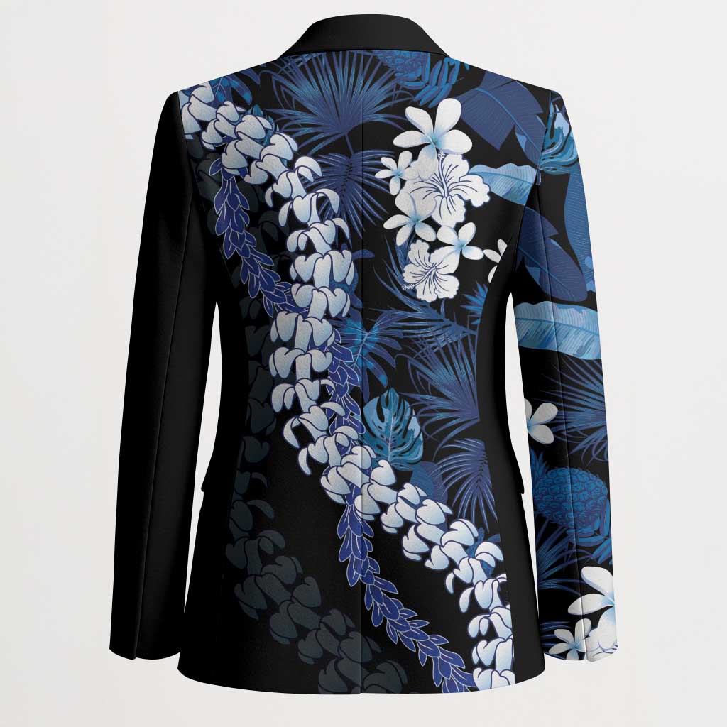 Polu Aloha Hawaii Lei Blazer Tropical Flowers Elegant Vibe - Polynesian Pride