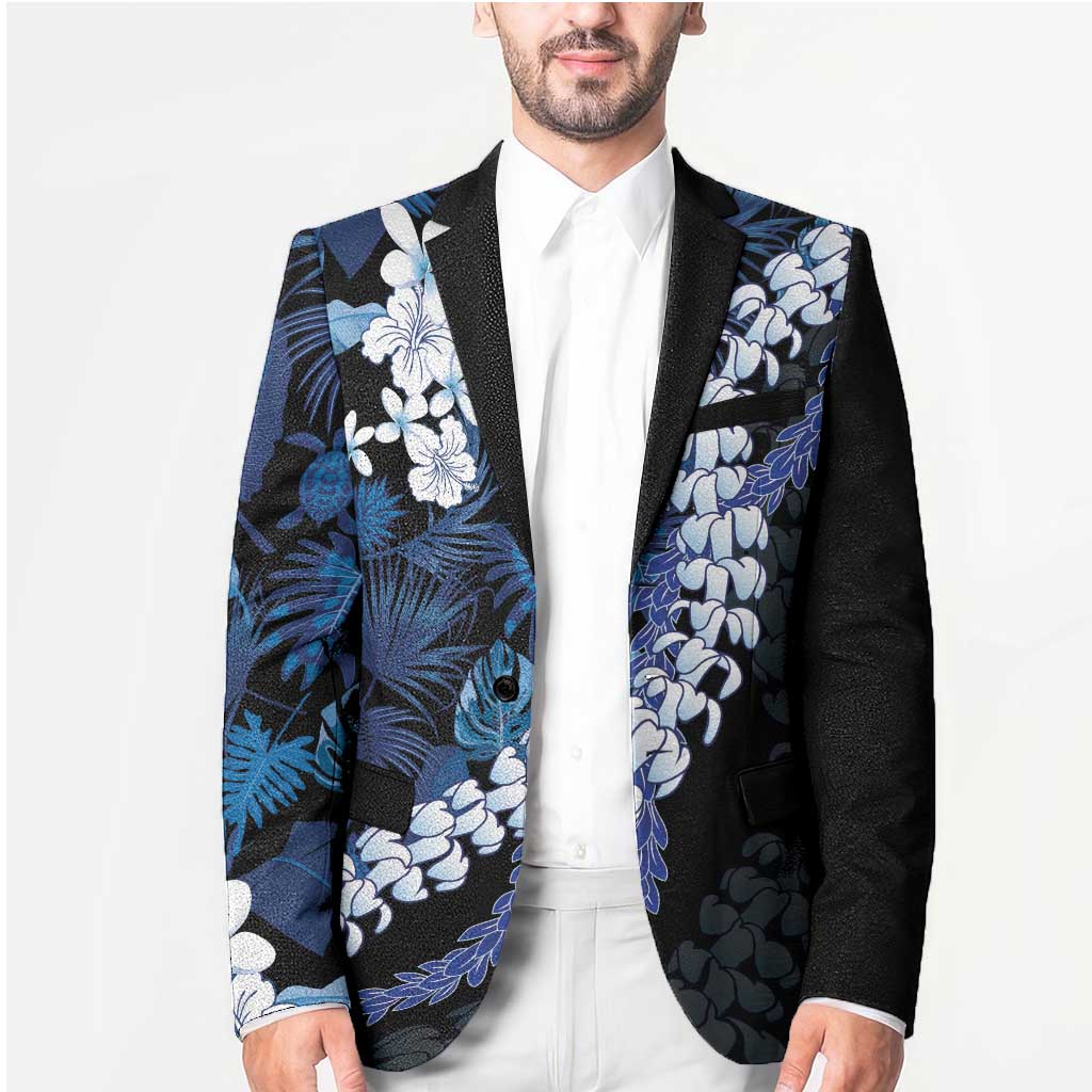 Polu Aloha Hawaii Lei Blazer Tropical Flowers Elegant Vibe - Polynesian Pride