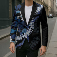 Polu Aloha Hawaii Lei Blazer Tropical Flowers Elegant Vibe - Polynesian Pride