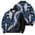 Polu Aloha Hawaii Lei Bomber Puffer Jacket Tropical Flowers Elegant Vibe - Polynesian Pride