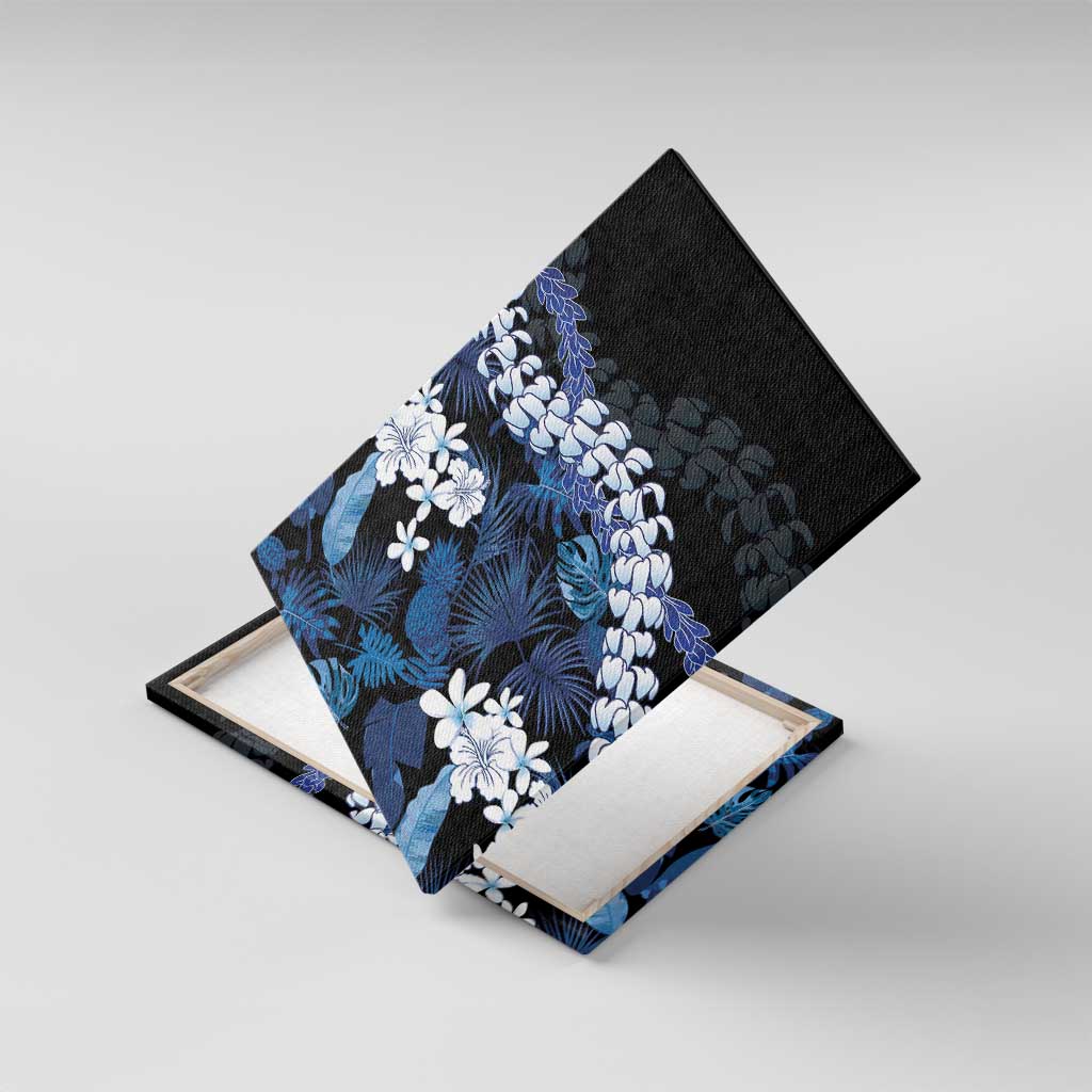 Polu Aloha Hawaii Lei Canvas Wall Art Tropical Flowers Elegant Vibe - Polynesian Pride