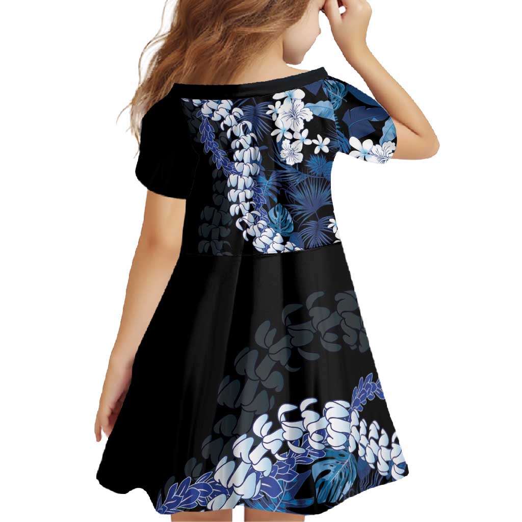 Polu Aloha Hawaii Lei Family Matching Long Sleeve Bodycon Dress and Hawaiian Shirt Tropical Flowers Elegant Vibe - Polynesian Pride