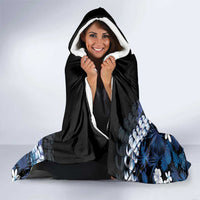 Polu Aloha Hawaii Lei Hooded Blanket Tropical Flowers Elegant Vibe - Polynesian Pride