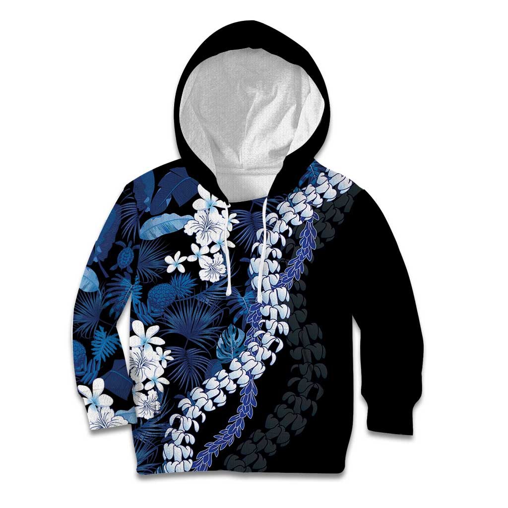 Polu Aloha Hawaii Lei Kid Hoodie Tropical Flowers Elegant Vibe - Polynesian Pride