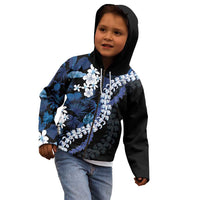 Polu Aloha Hawaii Lei Kid Hoodie Tropical Flowers Elegant Vibe - Polynesian Pride