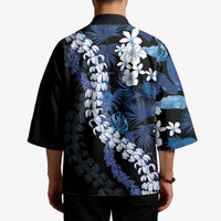 Polu Aloha Hawaii Lei Kimono Tropical Flowers Elegant Vibe - Polynesian Pride