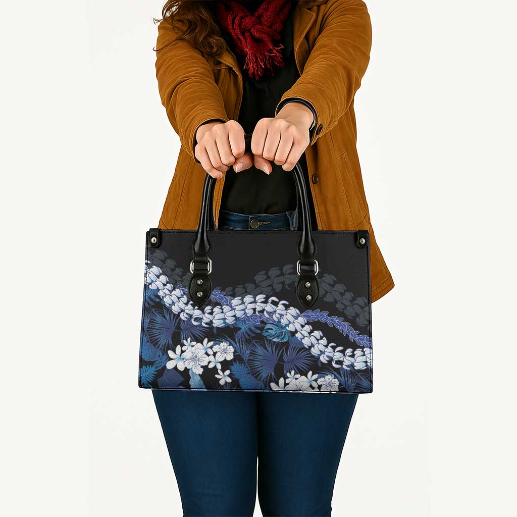 Polu Aloha Hawaii Lei Leather Bag Tropical Flowers Elegant Vibe - Polynesian Pride