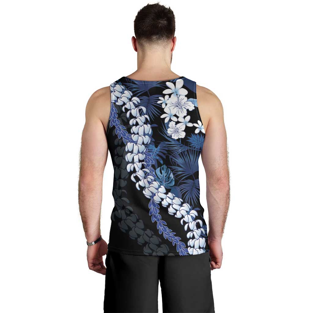 Polu Aloha Hawaii Lei Men Tank Top Tropical Flowers Elegant Vibe - Polynesian Pride