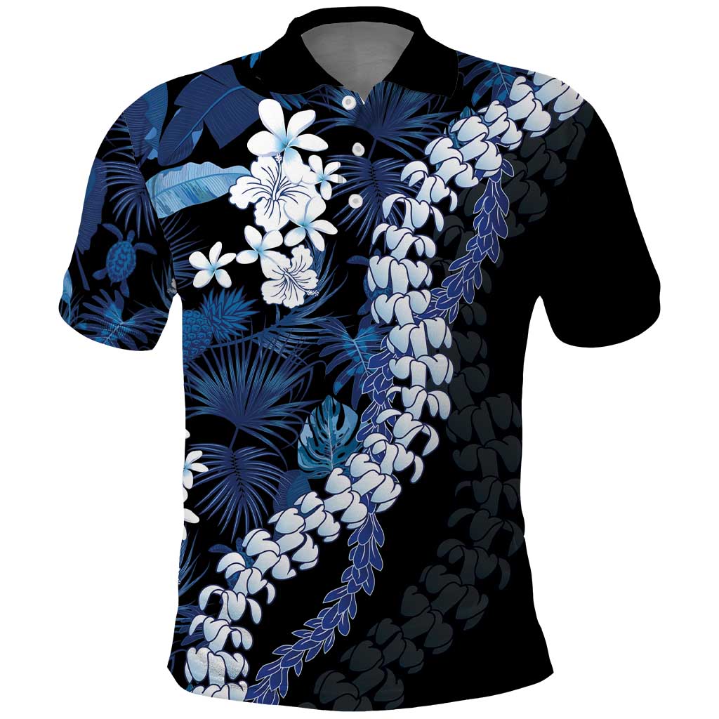 Polu Aloha Hawaii Lei Polo Shirt Tropical Flowers Elegant Vibe - Polynesian Pride