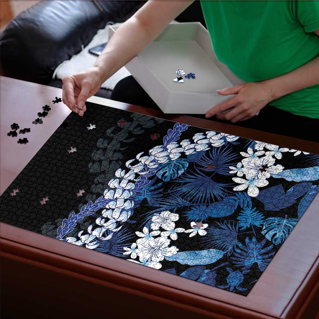 Polu Aloha Hawaii Lei Puzzle Tropical Flowers Elegant Vibe - Polynesian Pride