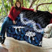 Polu Aloha Hawaii Lei Quilt Tropical Flowers Elegant Vibe - Polynesian Pride