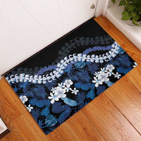 Polu Aloha Hawaii Lei Rubber Doormat Tropical Flowers Elegant Vibe - Polynesian Pride