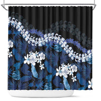 Polu Aloha Hawaii Lei Shower Curtain Tropical Flowers Elegant Vibe - Polynesian Pride