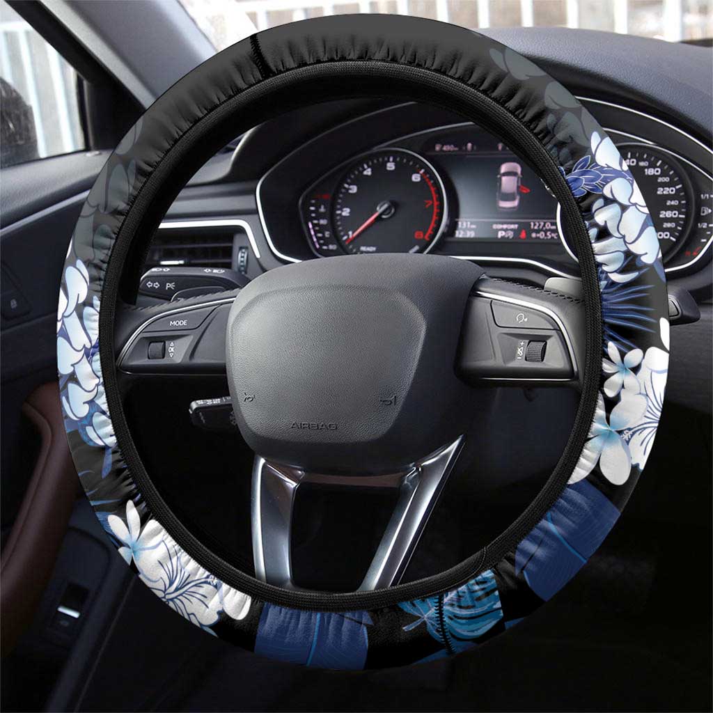 Polu Aloha Hawaii Lei Steering Wheel Cover Tropical Flowers Elegant Vibe - Polynesian Pride