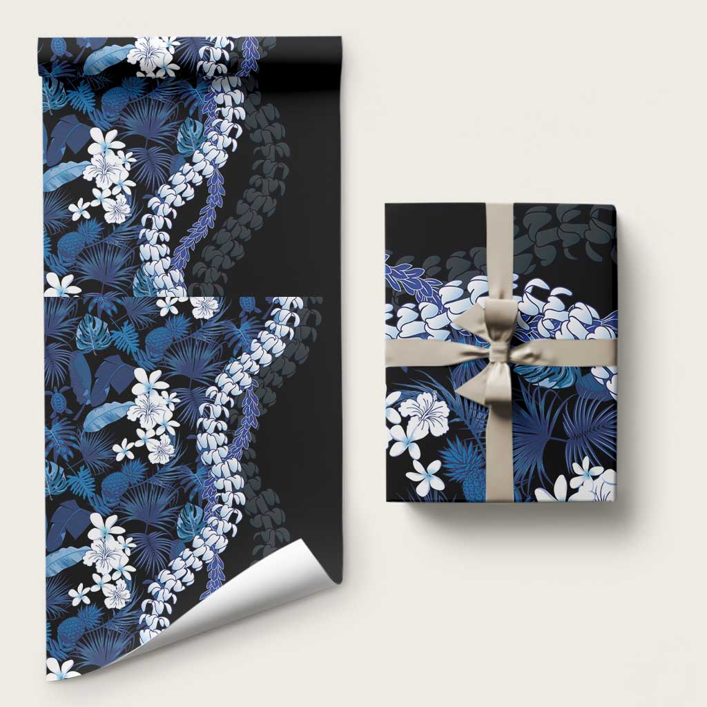 Polu Aloha Hawaii Lei Wrapping Paper Tropical Flowers Elegant Vibe - Polynesian Pride