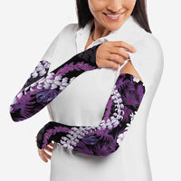 Poni Aloha Hawaii Lei Arm Sleeves Tropical Flowers Elegant Vibe - Polynesian Pride