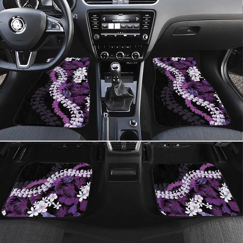 Poni Aloha Hawaii Lei Car Mats Tropical Flowers Elegant Vibe - Polynesian Pride